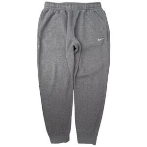 Nike Sweatpants Mens Large Gray Small Swoosh Athletic Jogger Pants